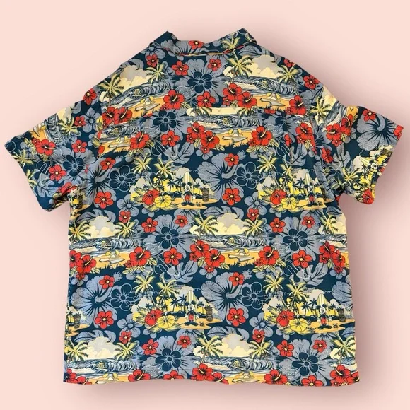Disney Parks Mickey Mouse Hawaiian Shirt XL - Picture 3 of 7